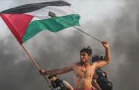 مظاهرات فلسطينيين