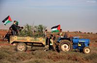 مواطن يزرعون الزيتون على الشريط الحدودي.jpg