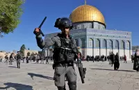 عنف المستوطنين بالمسجد الأقصي