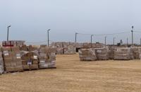 من مكان توزيع المساعدات بغزة بإشراف الشركة الأمريكية