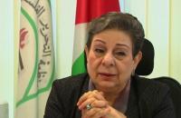 عضو اللجنة التنفيذية المستقيلة حنان عشراوي