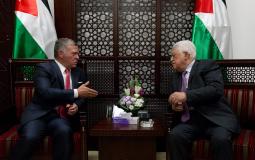 الرئيس عباس والملك عبد الله