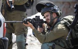 اطلاق النار من جنود اسرائيليين