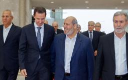 وفد من حماس يلتقي بشار الأسد في سوريا