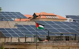 الواح الطاقة الشمسية المستخدمة عند الفلسطينيين