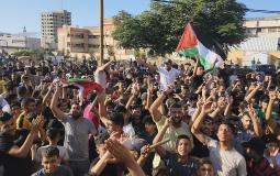 المظاهرات في غزة