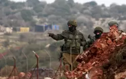 الجنود الإسرائيليين على حدود غزة
