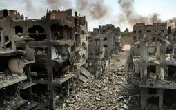 اثار العدوان على غزة