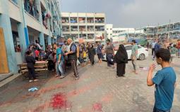 النازحين في مراكز الإيواء بقطاع غزة