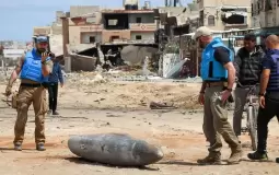 مخلفات الاحتلال في قطاع غزة
