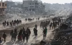 النازحين في قطاع غزة