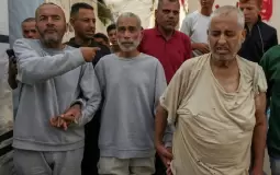 أسرى مفرج عنهم من سجون الاحتلال الاسرائيلي تم اعتقال خلال الحرب