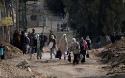 تهجير المواطنين في قطاع غزة