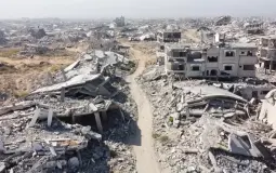 تدمير المباني في غزة