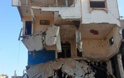 بيت آيل للسقوط نتيجة العدوان