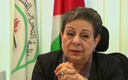 عضو اللجنة التنفيذية المستقيلة حنان عشراوي
