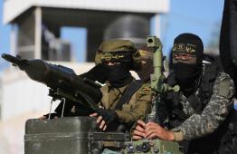 مقاتلين سرايا القدس الجناح العسكري لحركة الجهاد الإسلامي
