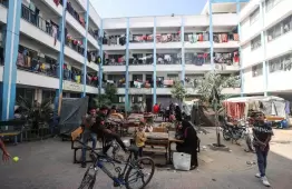 النازحين في مدارس غزة