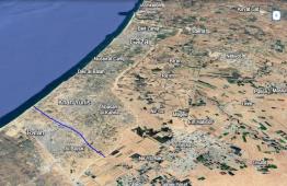 فصل محور موراج عبر الخريطة