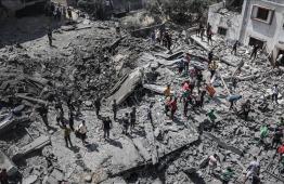 من أثار الهجمات الاسرائيلية على غزة