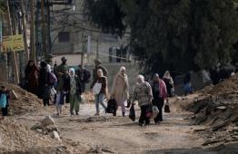 تهجير المواطنين في قطاع غزة