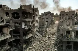 حجم الدمار في قطاع غزة