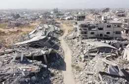 تدمير المباني في غزة