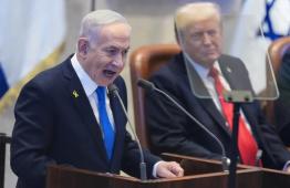الرئيس الأميركي دونالد ترامب ورئيس الوزراء الإسرائيلي بنيامين نتنياهو