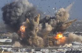 قصف احتلالي سابق لقطاع غزة