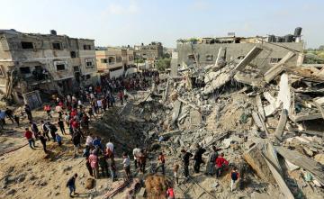تدمير المباني في غزة