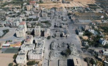 تدمير المباني في غزة