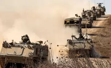 تقدم الدبابات في قطاع غزة
