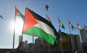 رفع علم فلسطين