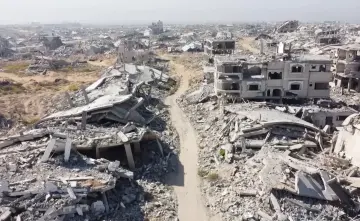 تدمير المباني في غزة