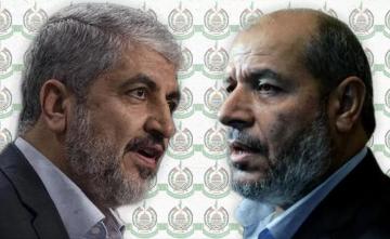 القياديان في حركة حماس خالد مشعل وخليل الحية