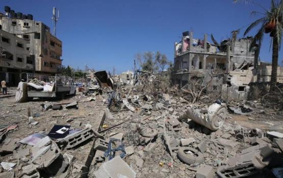 أثار الدمار على غزة