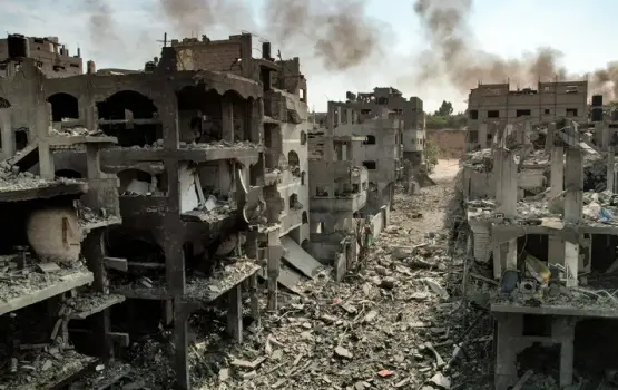 حجم الدمار في قطاع غزة