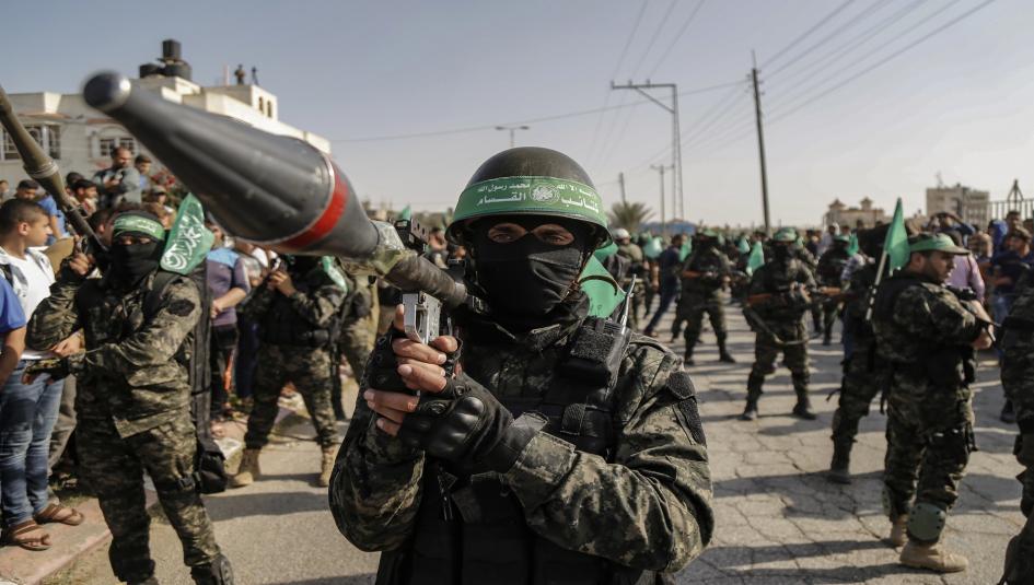 مقاتلين من حركة حماس