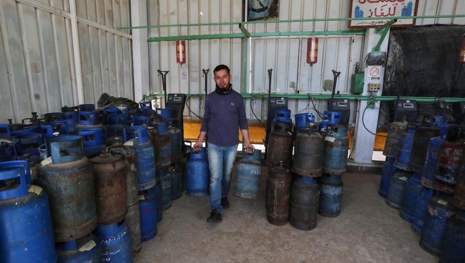 محطات الغاز بغزة