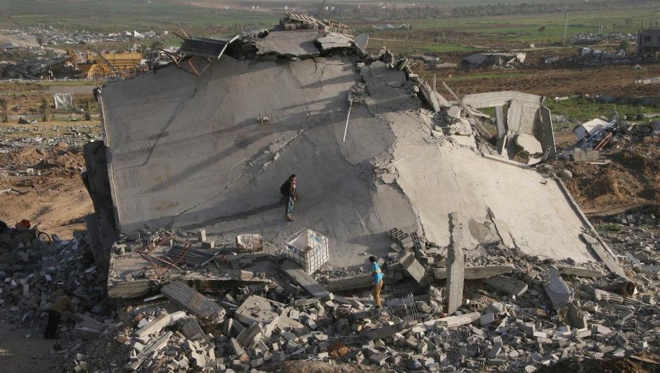 قصف المنازل بغزة