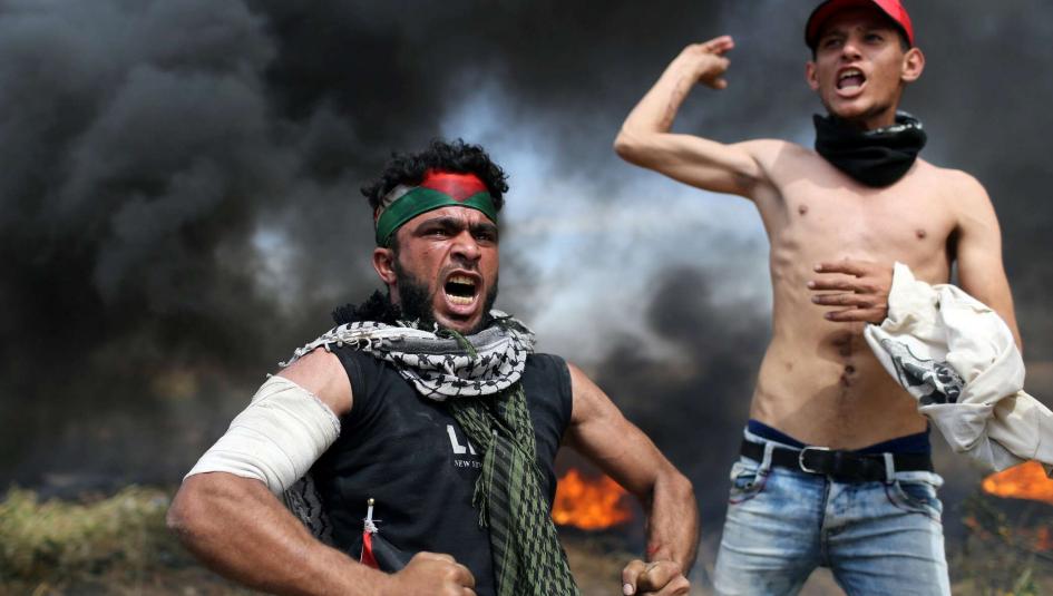 المواجهات على حدود قطاع غزة