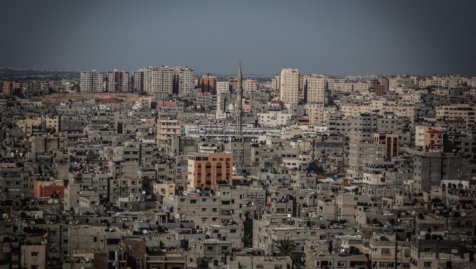 الكثافة السكانية في قطاع غزة