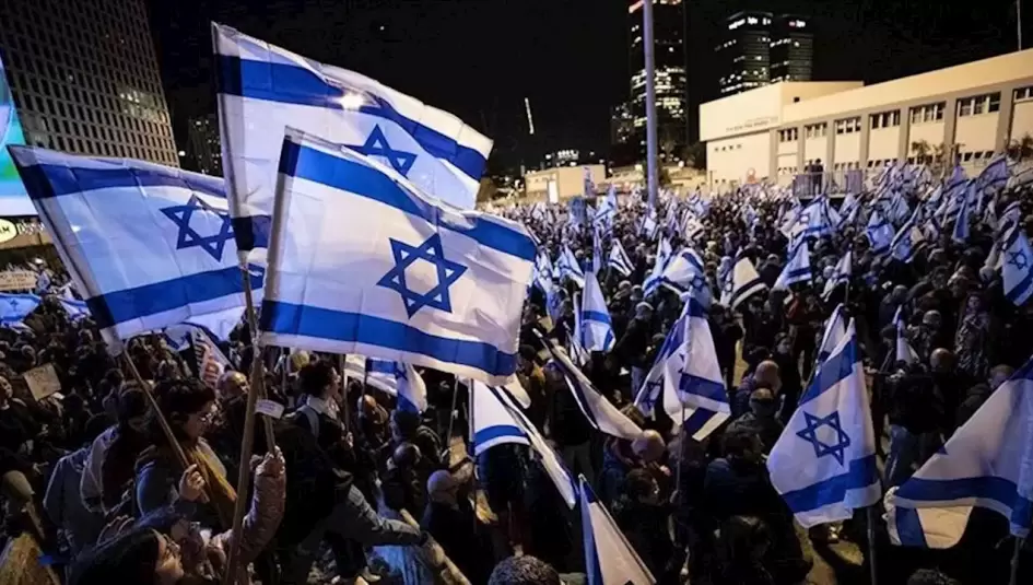 التظاهرات في اسرائيل