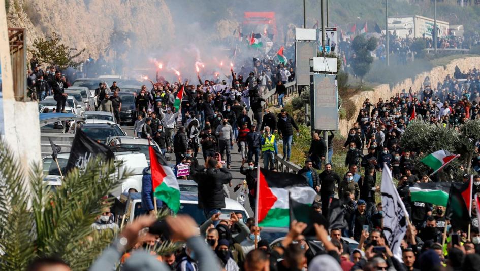مظاهرات من فلسطينيي الداخل المحتل