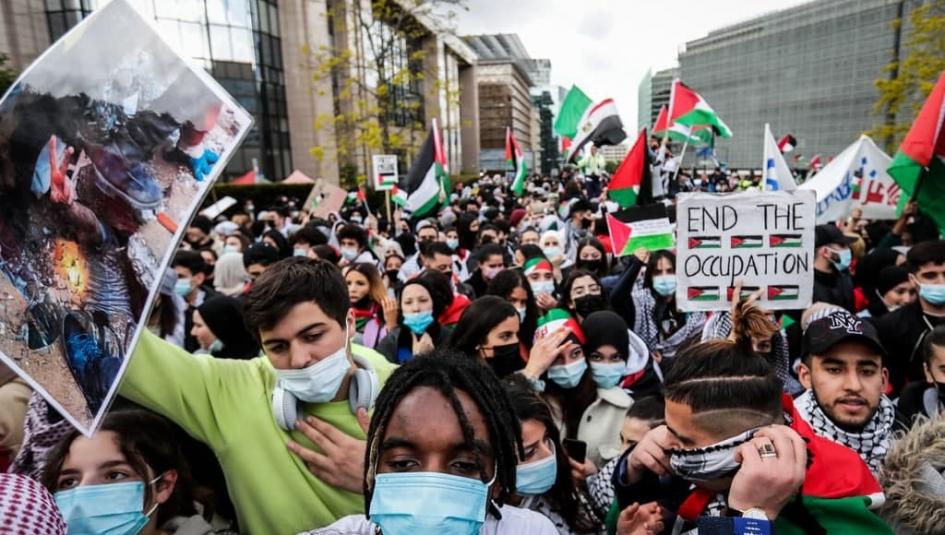 حركة التضامن مع الشعب الفلسطيني في بروكسل