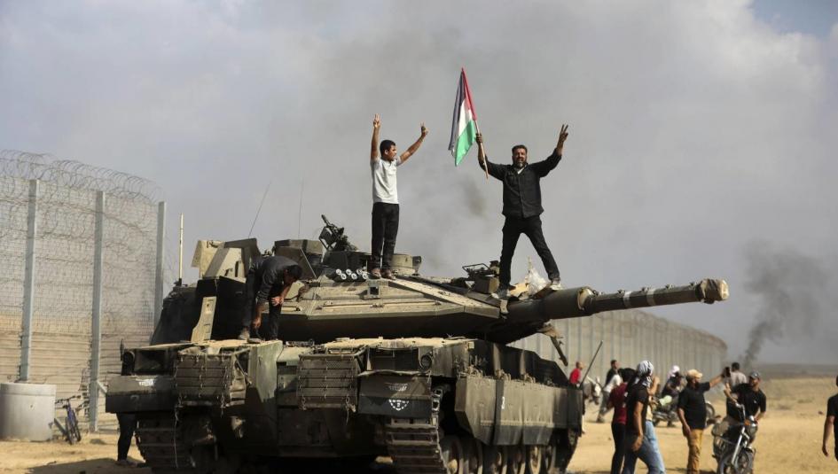 اقتحام المقاومة لغلاف غزة