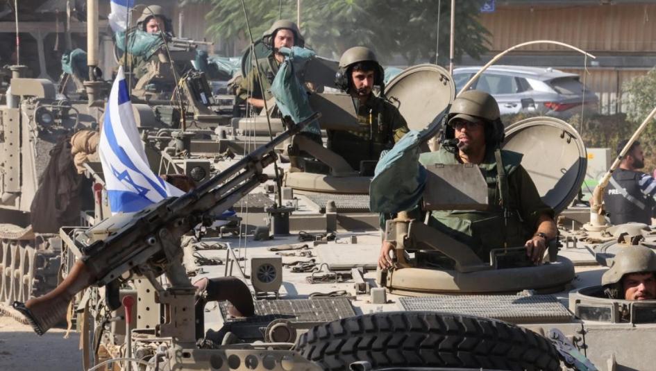 حشودات الدبابات الاسرائيلية على حدود غزة