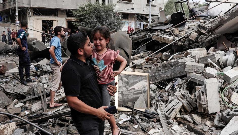 قصف المدنيين في غزة