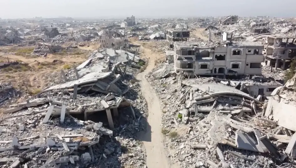 تدمير المباني في غزة