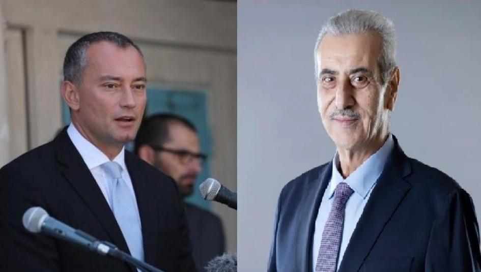 نيكولاي ملادينوف وعلي شعت